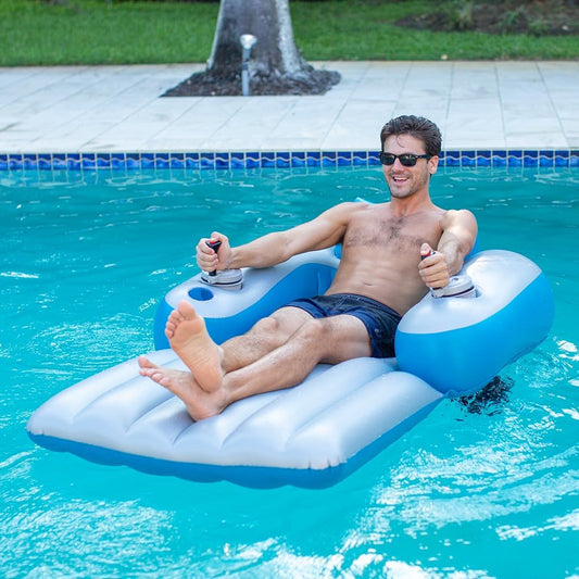 Chaise longue motorisée pour la piscine